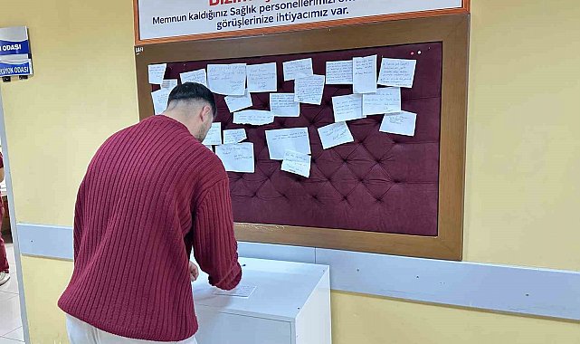 Midyat Devlet Hastanesinde bir ilk: "Teşekkür Köşesi" hizmete girdi