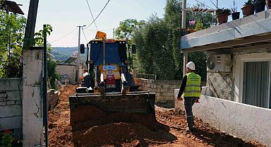 Milas Küçükdibekdere'de 5 bin 500 metrelik altyapı yatırımı