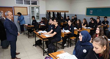 Milli Eğitim Müdürü Akbaş okullarda incelemede bulundu