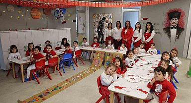 Muğla'da Cumhuriyet, çocukların hayalleriyle renklendi
