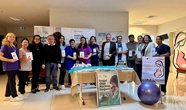 Muğla'da Normal Doğum Haftası kapsamında farkındalık standı kuruldu