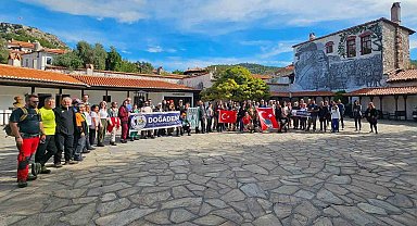 Muğlalı dağcılar Muğla'nın tarihi ve doğal güzelliklerini tanıtıyor