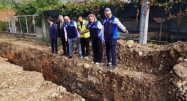 MUSKİ'den Fethiye Çatalarık'ta 2 bin metrelik kanalizasyon hattı çalışması