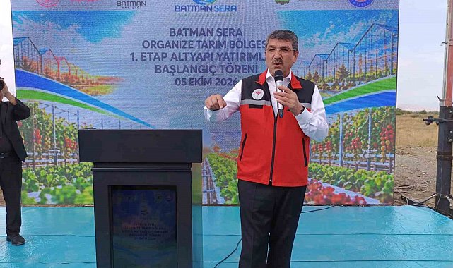 Nasıroğlu: ''Batman'ın tarım ve ihracat kapasitesini büyüteceğiz"