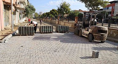 Nazilli Belediyesi'nden Yeni Mahalle'de yol yenileme çalışması
