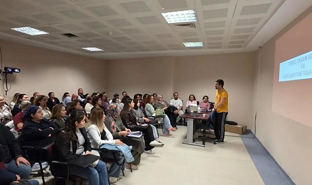 Nazilli'de sağlık çalışanları bilgilerini tazeledi