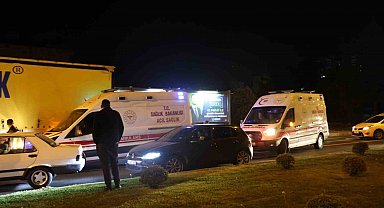 Nevşehir'de ambulansa yol verme manevrası kazaya neden oldu