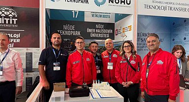 NÖHÜ Teknopark'ın buluşları Teknofest'te ilgi gördü