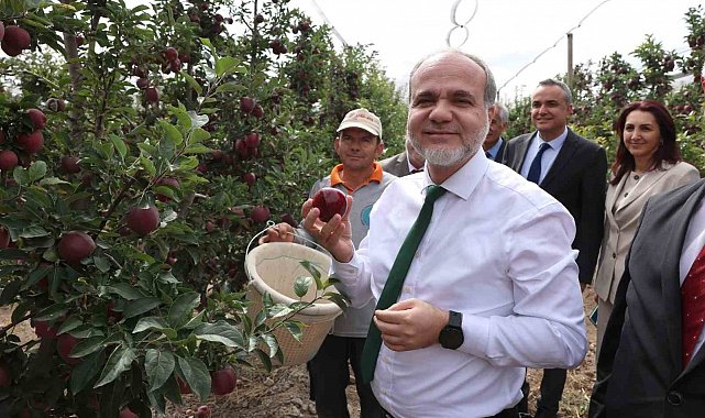 NÖHÜ'de 200 tonun üzerinde elma rekoltesi