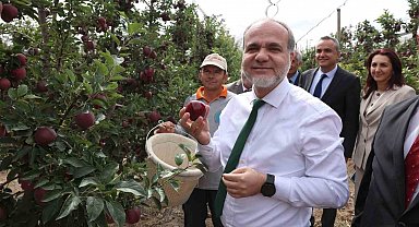 NÖHÜ'de 200 tonun üzerinde elma rekoltesi