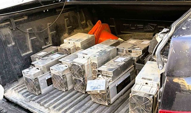 Nusaybin'de kaçak elektrikle kripto para üretimi