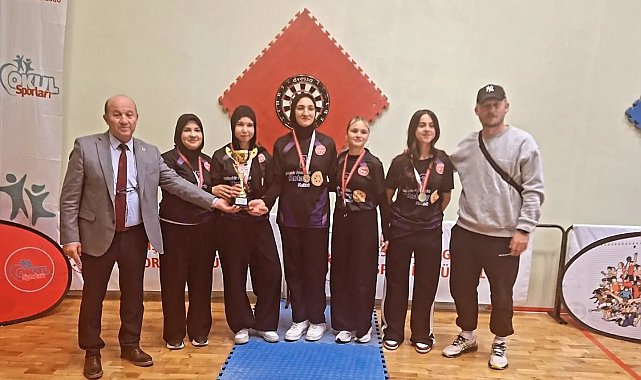 Okul sporları dart genç kız müsabakaları tamamlandı