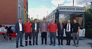 Okulda kan bağışı etkinliğinde 71 ünite kan bağışlandı