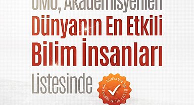 OMÜ'lü 18 akademisyen "Dünyanın En Etkili Bilim İnsanları Listesi"nde