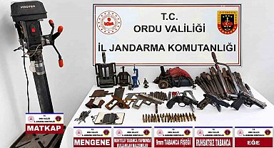 Ordu'da jandarmadan silah operasyonu: 2 tutuklama