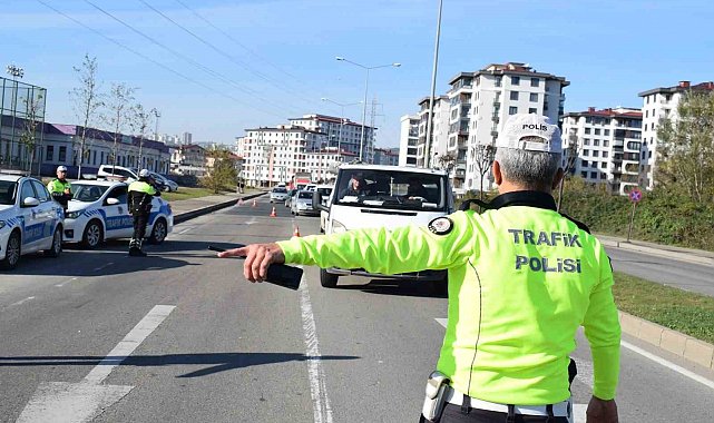 Ordu'da trafik denetimleri: Bir haftada 18 binden fazla araç ve sürücüsü denetlendi