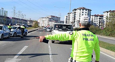 Ordu'da trafik denetimleri: Bir haftada 18 binden fazla araç ve sürücüsü denetlendi