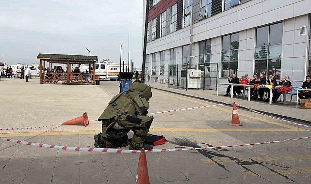 Osmaniye'de hastanede patlama, kimyasal sızıntı ve yangın tatbikatı