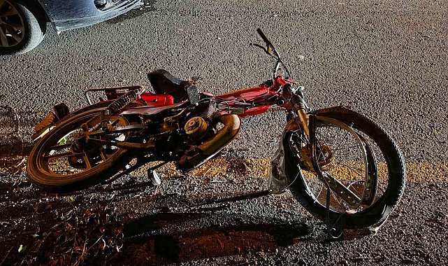 Otomobil ile motosiklet kafa kafaya çarpıştı: 1 ölü