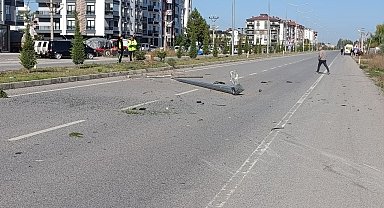 Otomobil takla atıp tarlaya savruldu: 1 yaralı