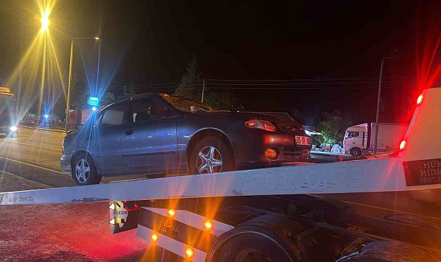 Otomobilin çarptığı yaya ağır yaralandı