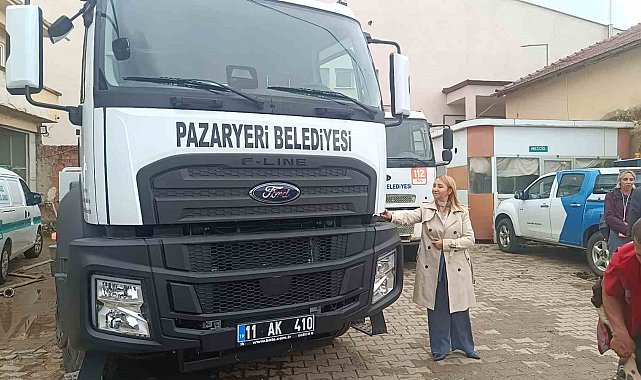 Pazaryeri Belediyesi araç filosunu güçlendirdi