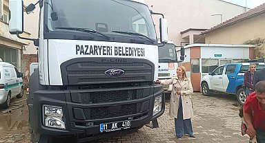Pazaryeri Belediyesi araç filosunu güçlendirdi