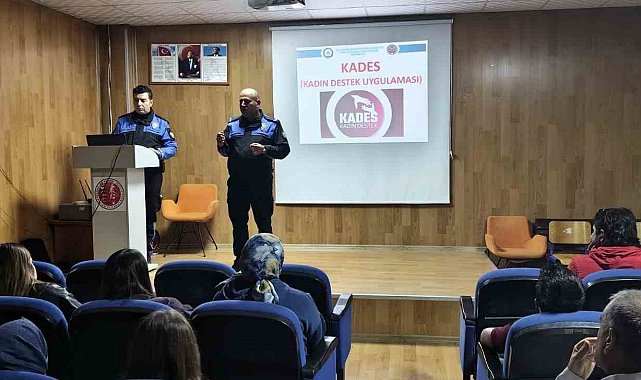 Polis ekiplerinden lise öğrencilerine bilgilendirme