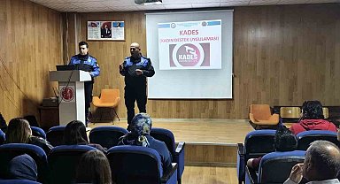 Polis ekiplerinden lise öğrencilerine bilgilendirme