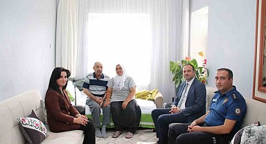 Pütürge'de yaşlı ve rahatsız vatandaşlar evlerinde ziyaret edildi