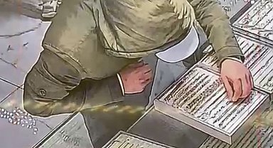 Sahte altınla kuyumcuyu oyaladı, bilekliği çalıp kaçtı
