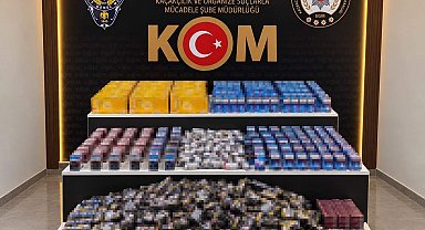 Sakarya'da binlerce paket kaçak sigara ve tütün ele geçirildi