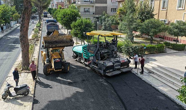 Salihli'de iki mahalleyi birbirine bağlayan Ferah Caddesi yenileniyor