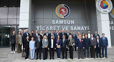 Samsun TSO'da yeni yatırım ve iş birlikleri görüşüldü