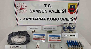 Samsun'da 1 kilo 99 gram bonzai ham maddesi ele geçirildi