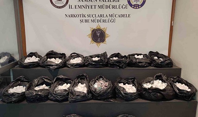 Samsun'da 4 ayrı operasyonda 117 bin 646 sentetik ecza ele geçirildi