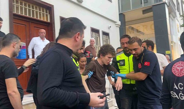 Samsun'da genç, cadde ortasında darbedildi