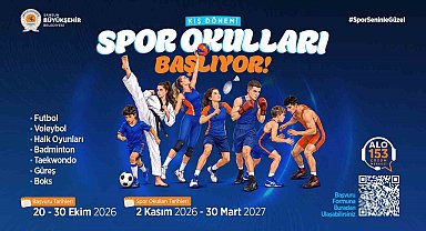 Samsun'da Kış Spor Okulları'nda başvurular başladı