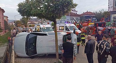 Samsun'da trafik kazası: 4 yaralı
