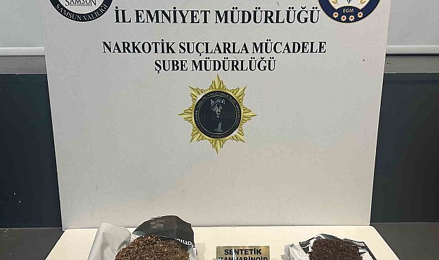 Samsun'da uyuşturucu operasyonu: 2 gözaltı
