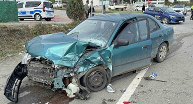 Samsun'da zincirleme kaza: 2 yaralı
