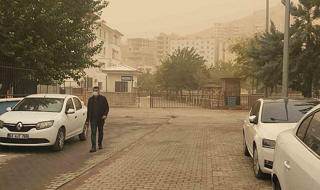 Şanlıurfa'da toz taşınımı