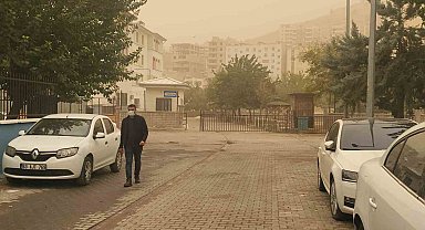 Şanlıurfa'da toz taşınımı