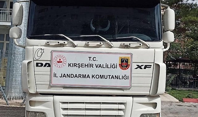 Şasesi değiştirilmiş tır yol kontrolünde yakalandı