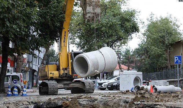 SASKİ'den İlkadım'da altyapı çalışması