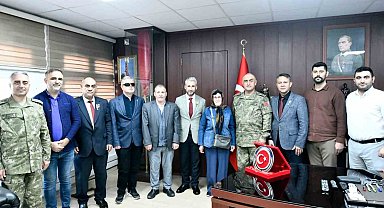 Şehit aileleri ve gazilerden Albay Altınok'a anlamlı ziyaret