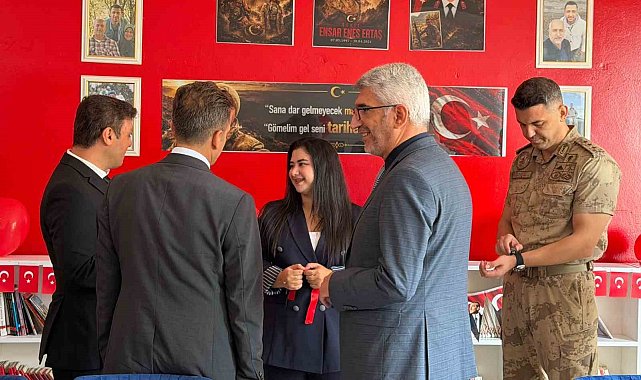 Şehit Uzman Çavuş Ertaş'ın adı Cizre'de kütüphanede yaşatılacak