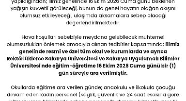 Sel eğitimi yine engelledi, Sakarya'da okullar bir gün daha tatil edildi