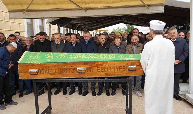 Sel sularına kapılan eski muhtar son yolculuğuna uğurlandı