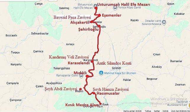 Selendi'de milli mücadelenin izleri 26,2 kilometrelik rotayla yaşatılacak